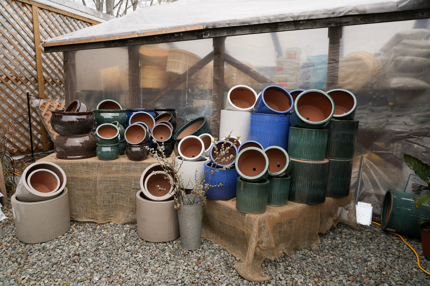 Blue Pots & Grey Pots