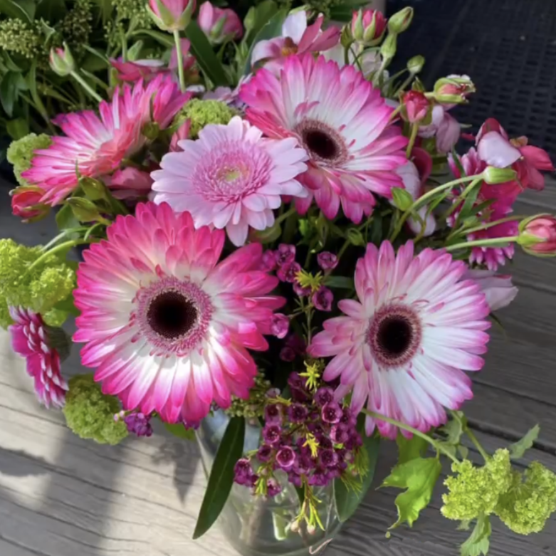 Sample of a custom floral bouquet.